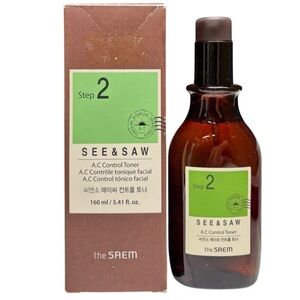The Saem See & Saw A.C. Control Toner, 160ml Step 2 Korean Skin Care New In Box